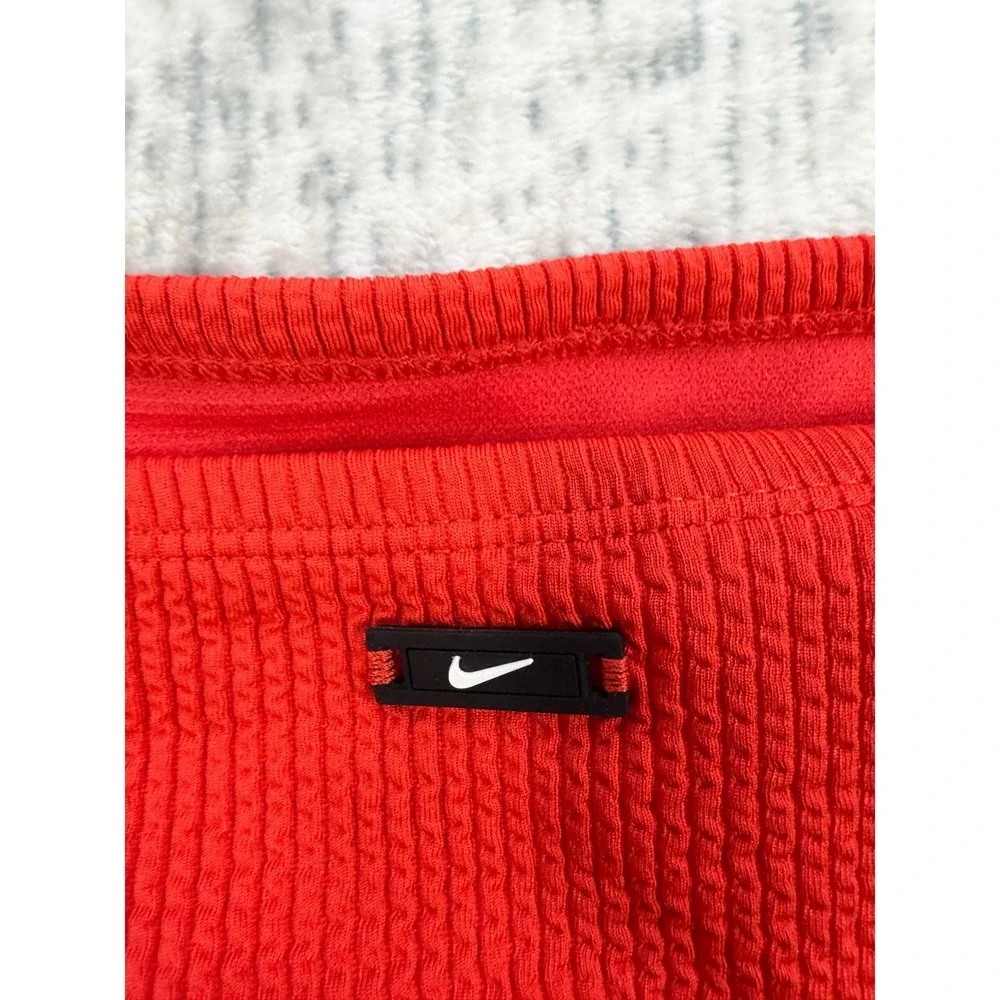 Nike‎ Swim Ribbed High Leg Bikini Bottoms NESSD234 XL NEW